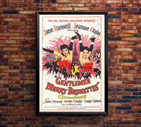 Gentlemen Marry Brunettes 1955 - Vintage Classic Movie Poster