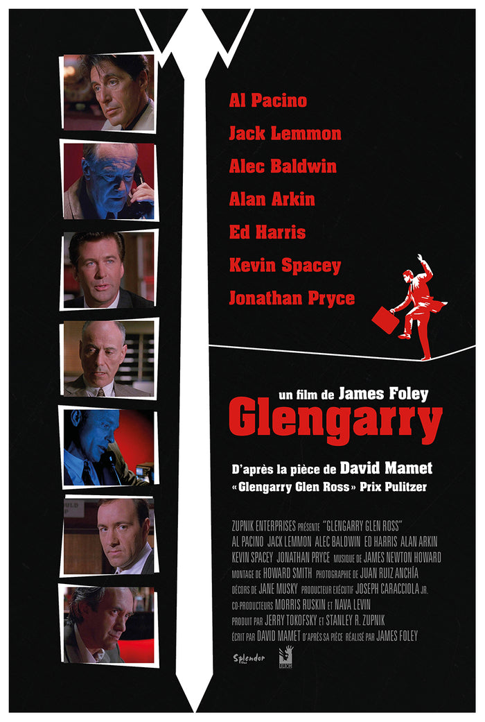 Glengarry Glen Ross 1992 - Al Pacino - France - Classic Movie Poster