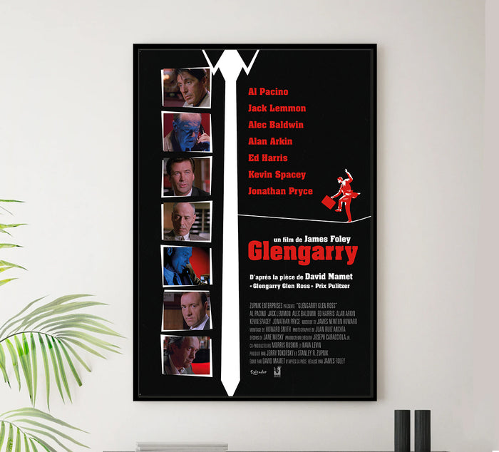 Glengarry Glen Ross 1992 - Al Pacino - France - Classic Movie Poster