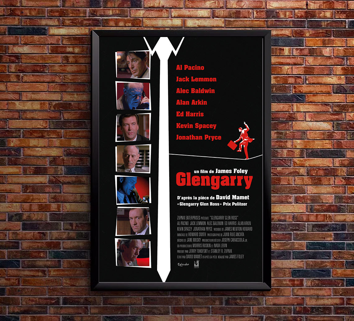 Glengarry Glen Ross 1992 - Al Pacino - France - Classic Movie Poster