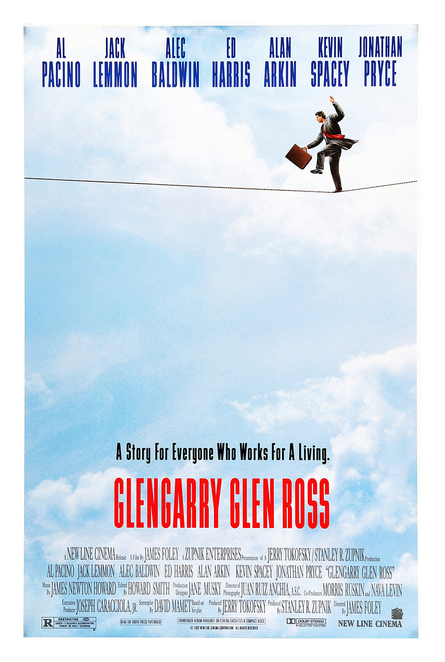 Glengarry Glen Ross 1992 - Al Pacino - US - Classic Movie Poster
