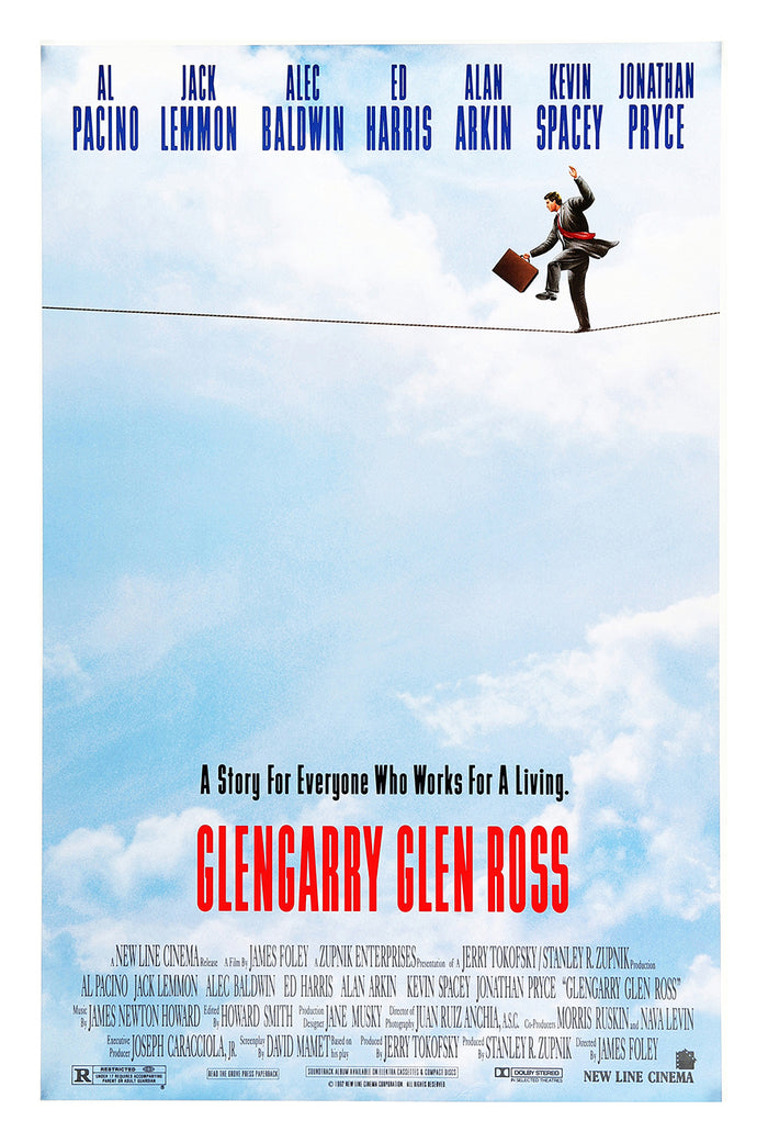 Glengarry Glen Ross 1992 - Al Pacino - US - Classic Movie Poster