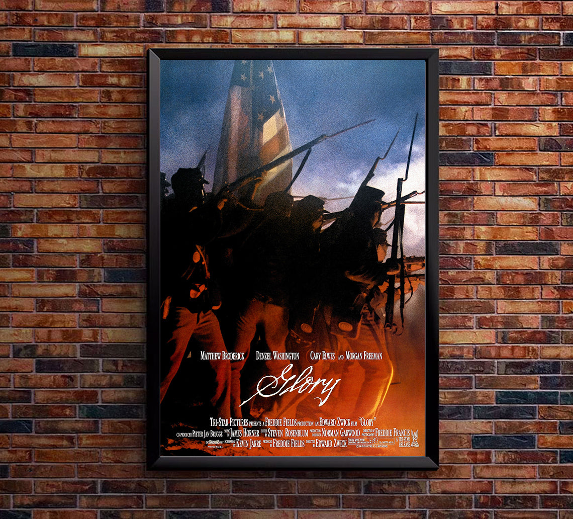 Glory 1989 - Classic Movie Poster