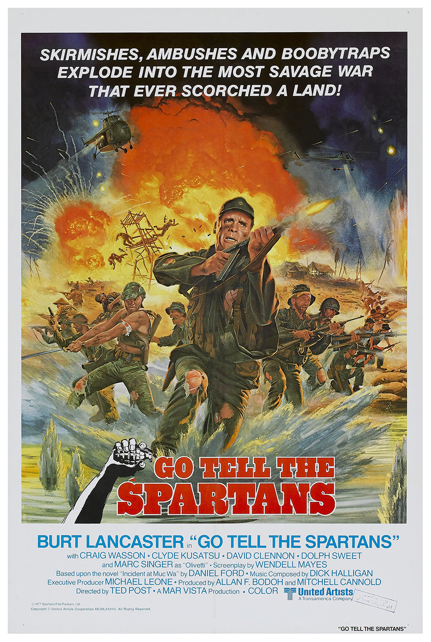 Go Tell the Spartans 1978 - Burt Lancaster - US (2) - Classic Movie Poster