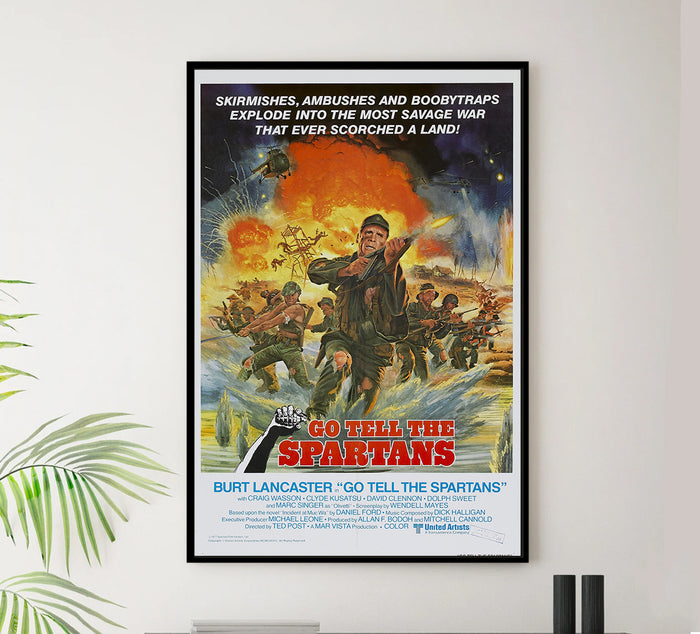 Go Tell the Spartans 1978 - Burt Lancaster - US (2) - Classic Movie Poster
