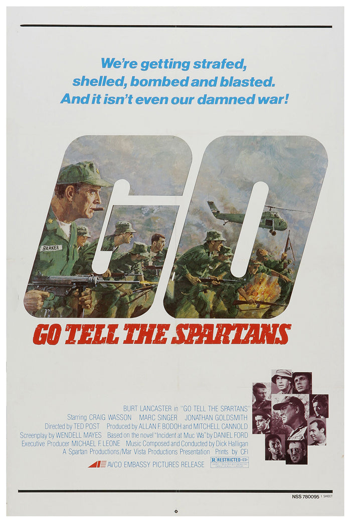 Go Tell the Spartans 1978 - Burt Lancaster - US - Classic Movie Poster