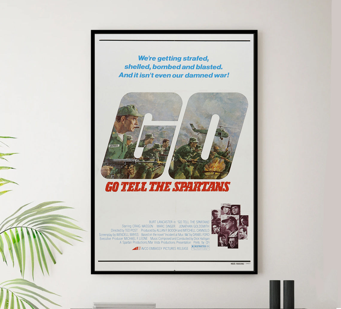 Go Tell the Spartans 1978 - Burt Lancaster - US - Classic Movie Poster