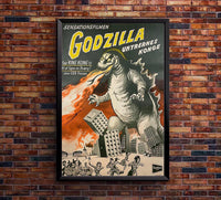 Godzilla 1954 - Dutch - Vintage Horror Classic Movie Poster