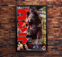 Godzilla 1954 - Japan - Vintage Horror Classic Movie Poster