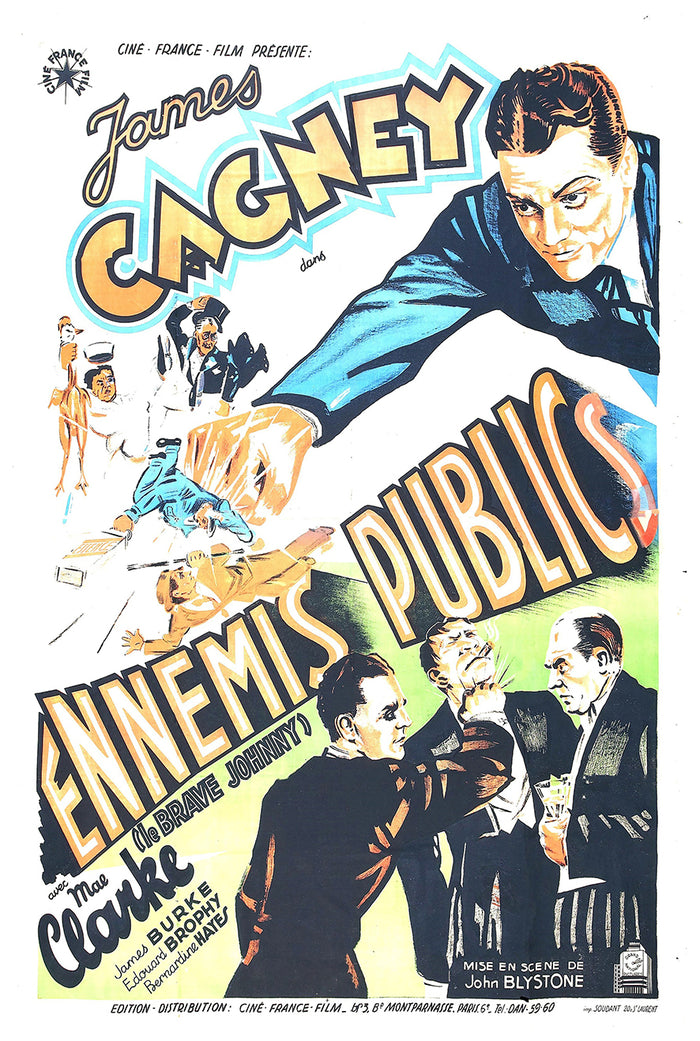 Great Guy 1936 - James Cagney - France - Classic Movie Poster