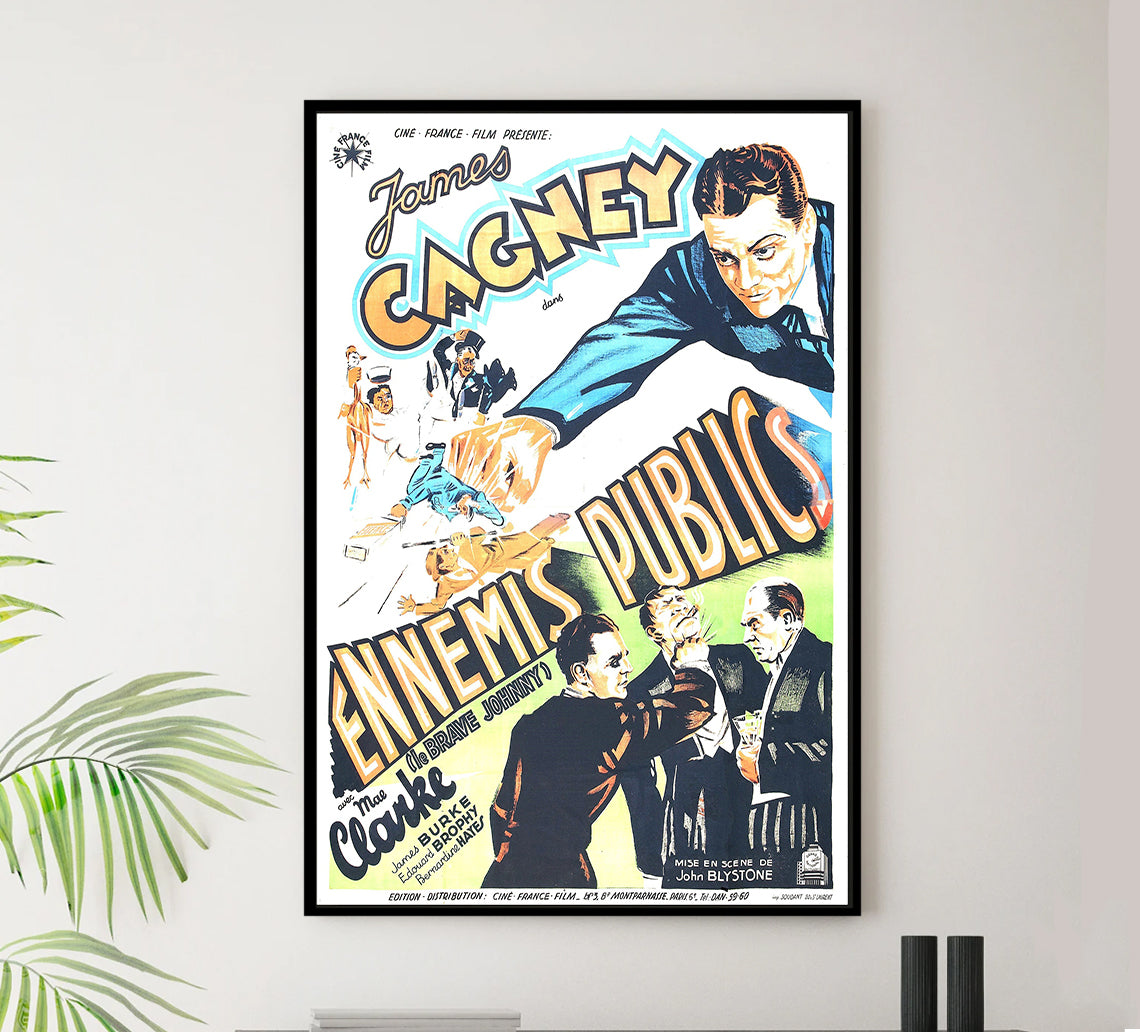 Great Guy 1936 - James Cagney - France - Classic Movie Poster