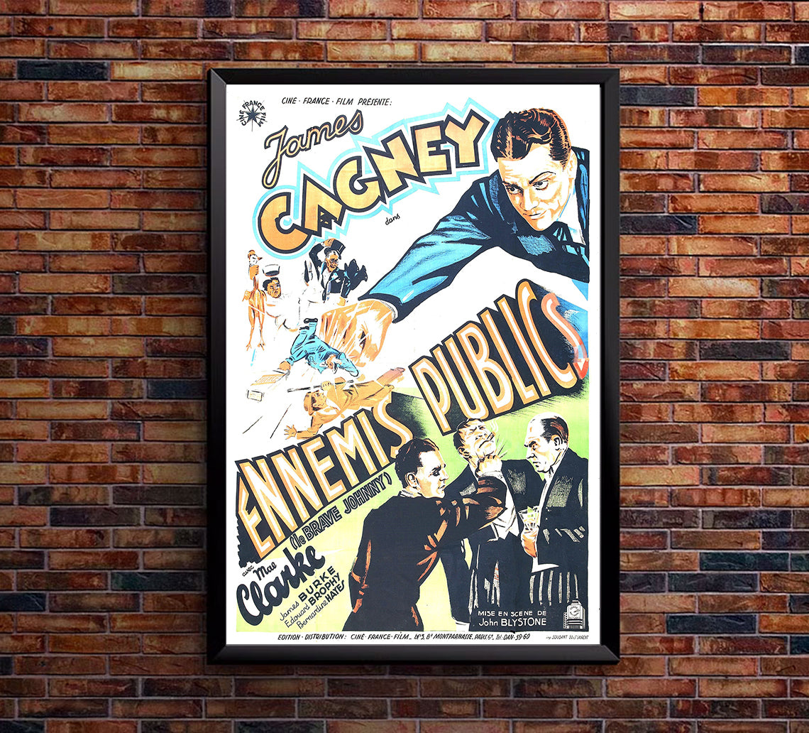 Great Guy 1936 - James Cagney - France - Classic Movie Poster