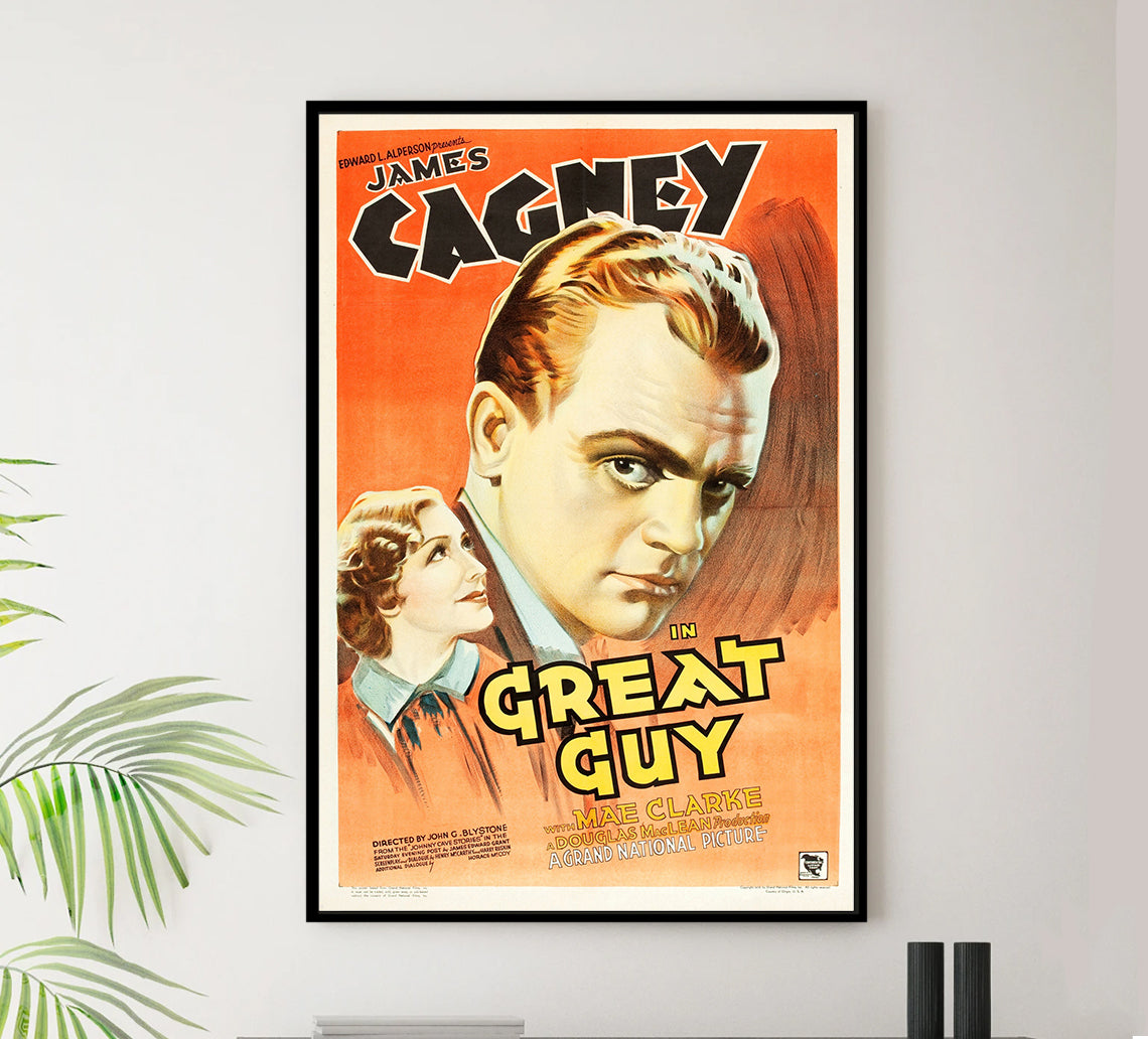 Great Guy 1936 - James Cagney - US - Classic Movie Poster