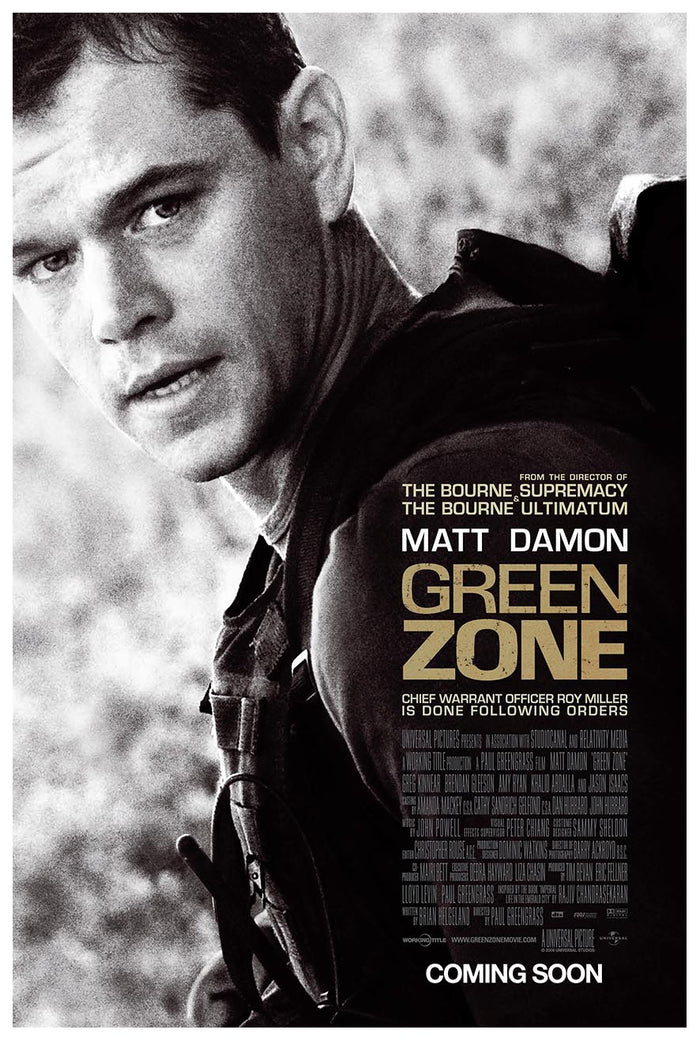 Green Zone 2010 - Classic Movie Poster