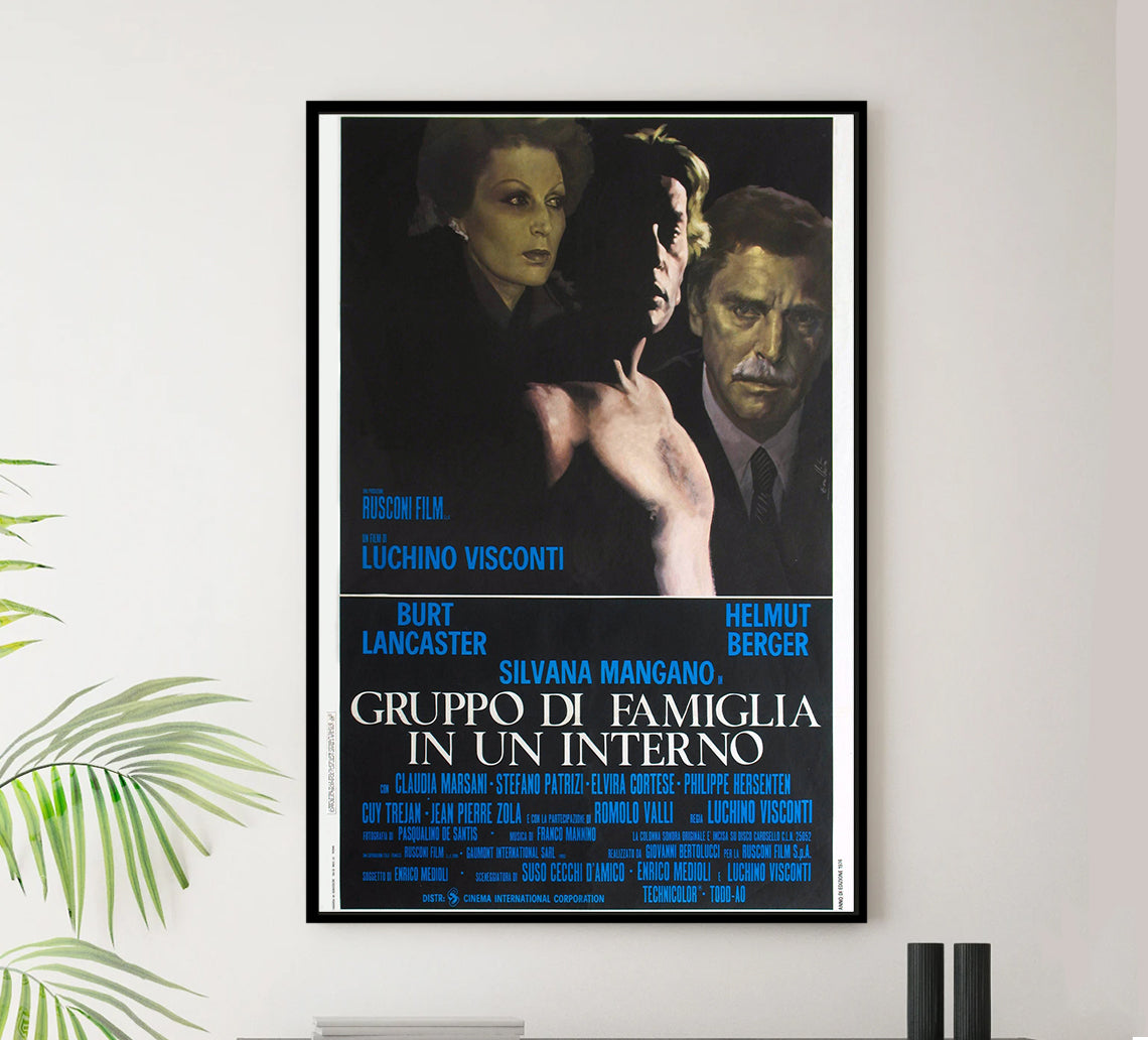 Gruppo di famiglia in un interno 1974 - Burt Lancaster - Italy - Classic Movie Poster