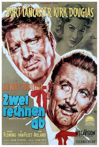 Gunfight at the O.K. Corral 1957 - Burt Lancaster - Germany - Classic Movie Poster