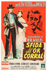 Gunfight at the O.K. Corral 1957 - Burt Lancaster - Italy (2) - Classic Movie Poster