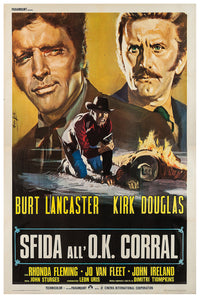 Gunfight at the O.K. Corral 1957 - Burt Lancaster - Italy - Classic Movie Poster