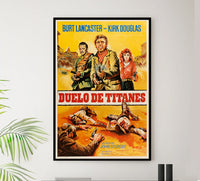 Gunfight at the O.K. Corral 1957 - Burt Lancaster - Spain - Classic Movie Poster