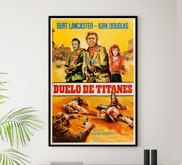 Gunfight at the O.K. Corral 1957 - Burt Lancaster - Spain - Classic Movie Poster