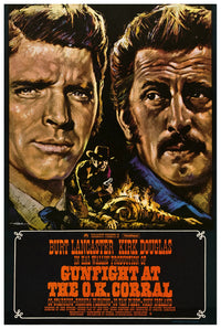 Gunfight at the O.K. Corral 1957 - Burt Lancaster - UK - Classic Movie Poster
