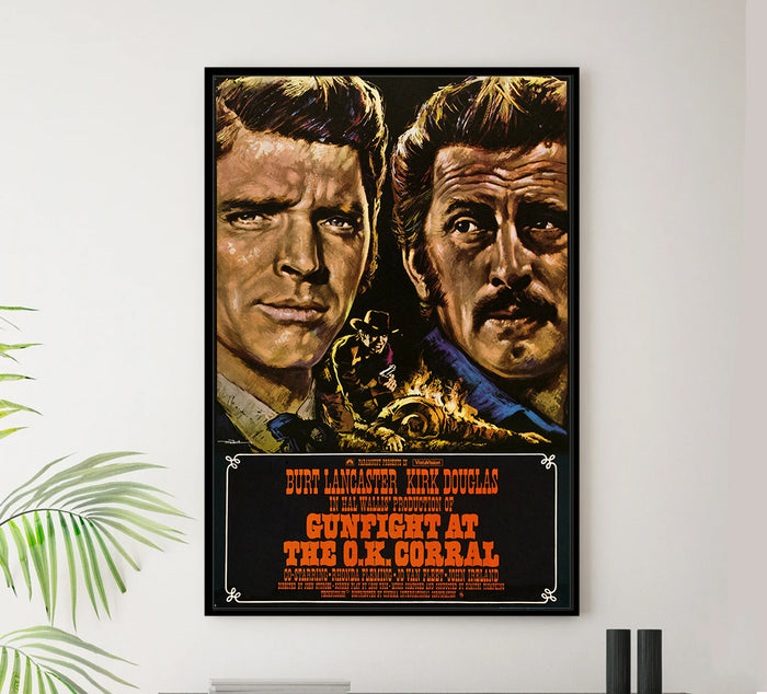 Gunfight at the O.K. Corral 1957 - Burt Lancaster - UK - Classic Movie Poster