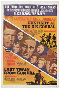Gunfight at the O.K. Corral 1957 - Burt Lancaster - US (2) - Classic Movie Poster