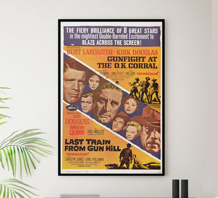 Gunfight at the O.K. Corral 1957 - Burt Lancaster - US (2) - Classic Movie Poster