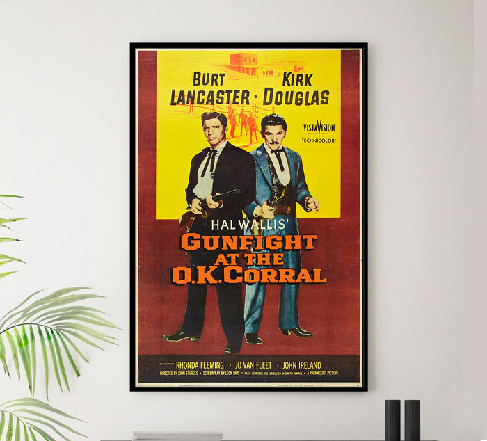 Gunfight at the O.K. Corral 1957 - Burt Lancaster - US - Classic Movie Poster