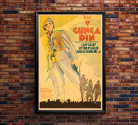Gunga Din 1939 - Cary Grant - Argentina - Classic Movie Poster