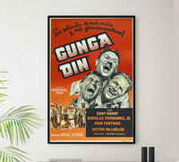 Gunga Din 1939 - Cary Grant - Argentina(2) - Classic Movie Poster