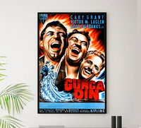 Gunga Din 1939 - Cary Grant - France(3) - Classic Movie Poster