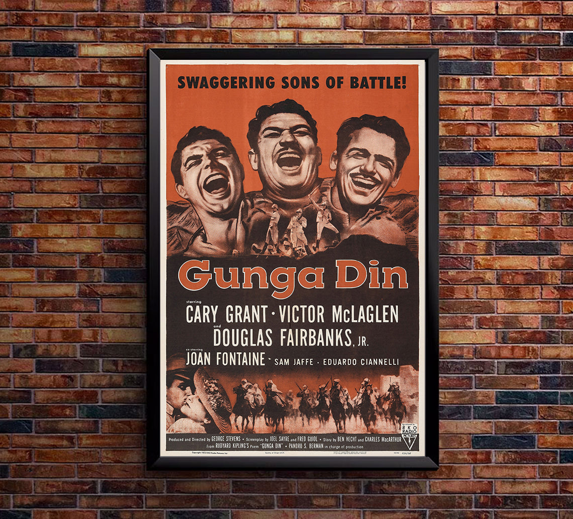 Gunga Din 1939 - Cary Grant - US(2) - Classic Movie Poster