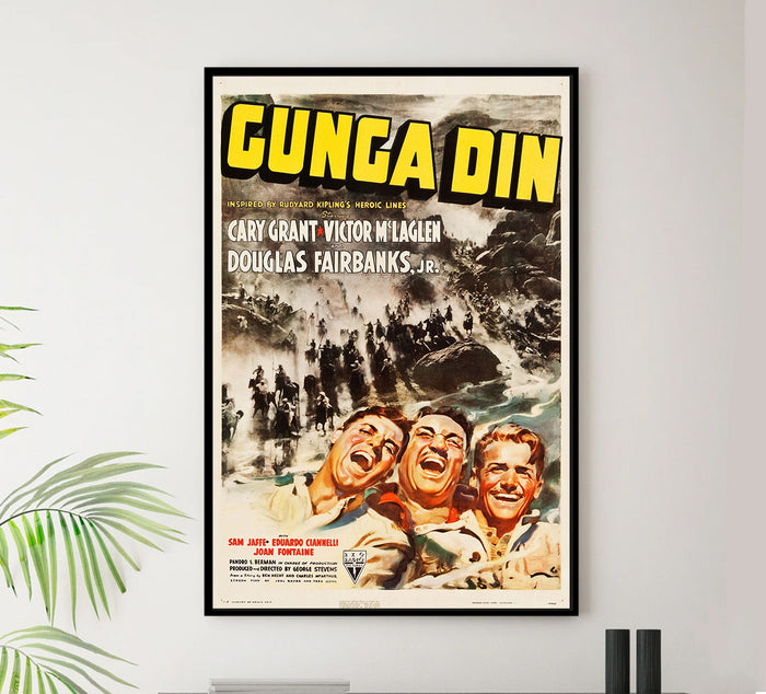 Gunga Din 1939 - Cary Grant - US(3) - Classic Movie Poster