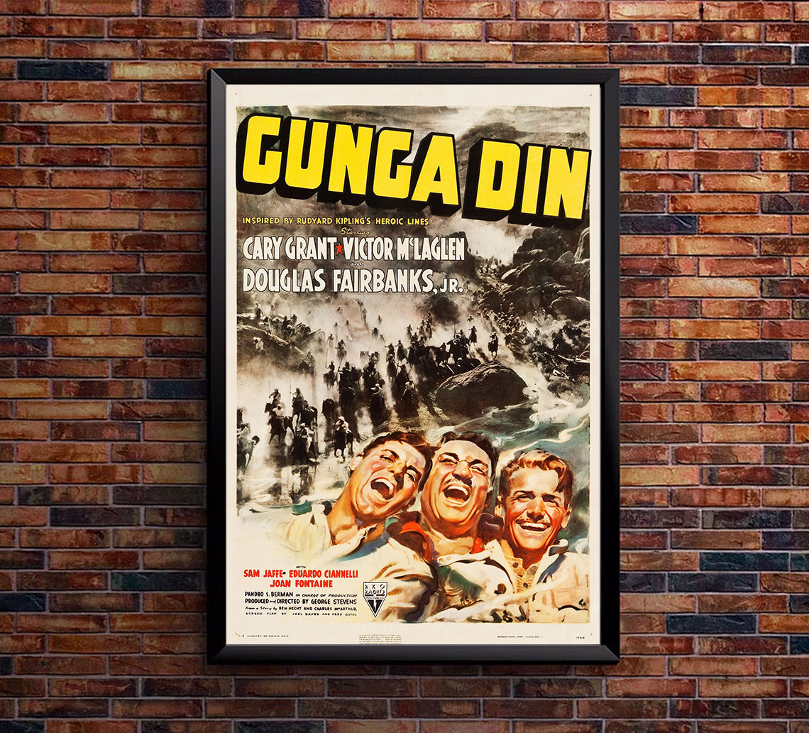 Gunga Din 1939 - Cary Grant - US(3) - Classic Movie Poster