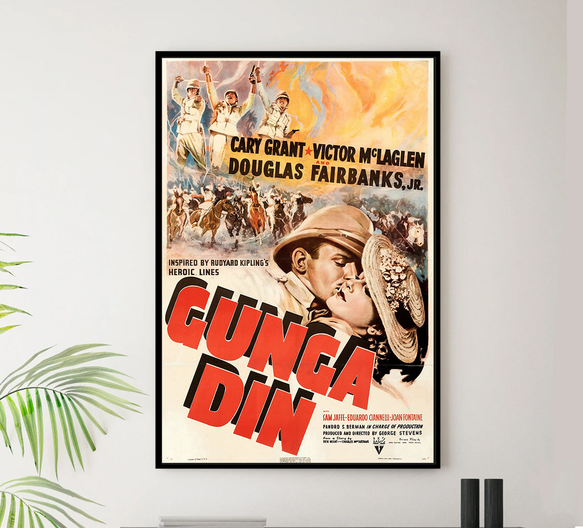 Gunga Din 1939 - Cary Grant - US(4) - Classic Movie Poster