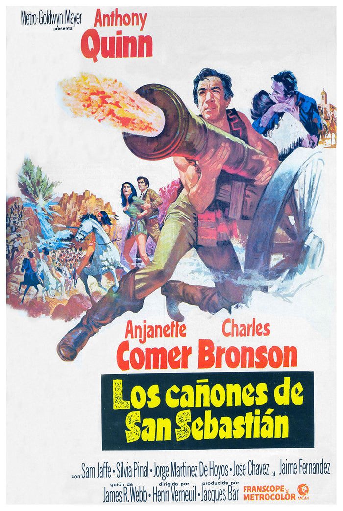Guns for San Sebastian 1968 - Spain - Classic Movie Poster