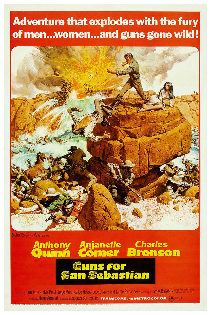 Guns for San Sebastian 1968 - US - Classic Movie Poster