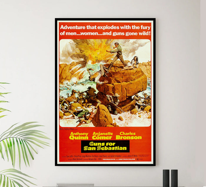 Guns for San Sebastian 1968 - US - Classic Movie Poster