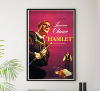 Hamlet 1948 - Laurence Olivier - US - Classic Movie Poster