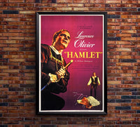 Hamlet 1948 - Laurence Olivier - US - Classic Movie Poster