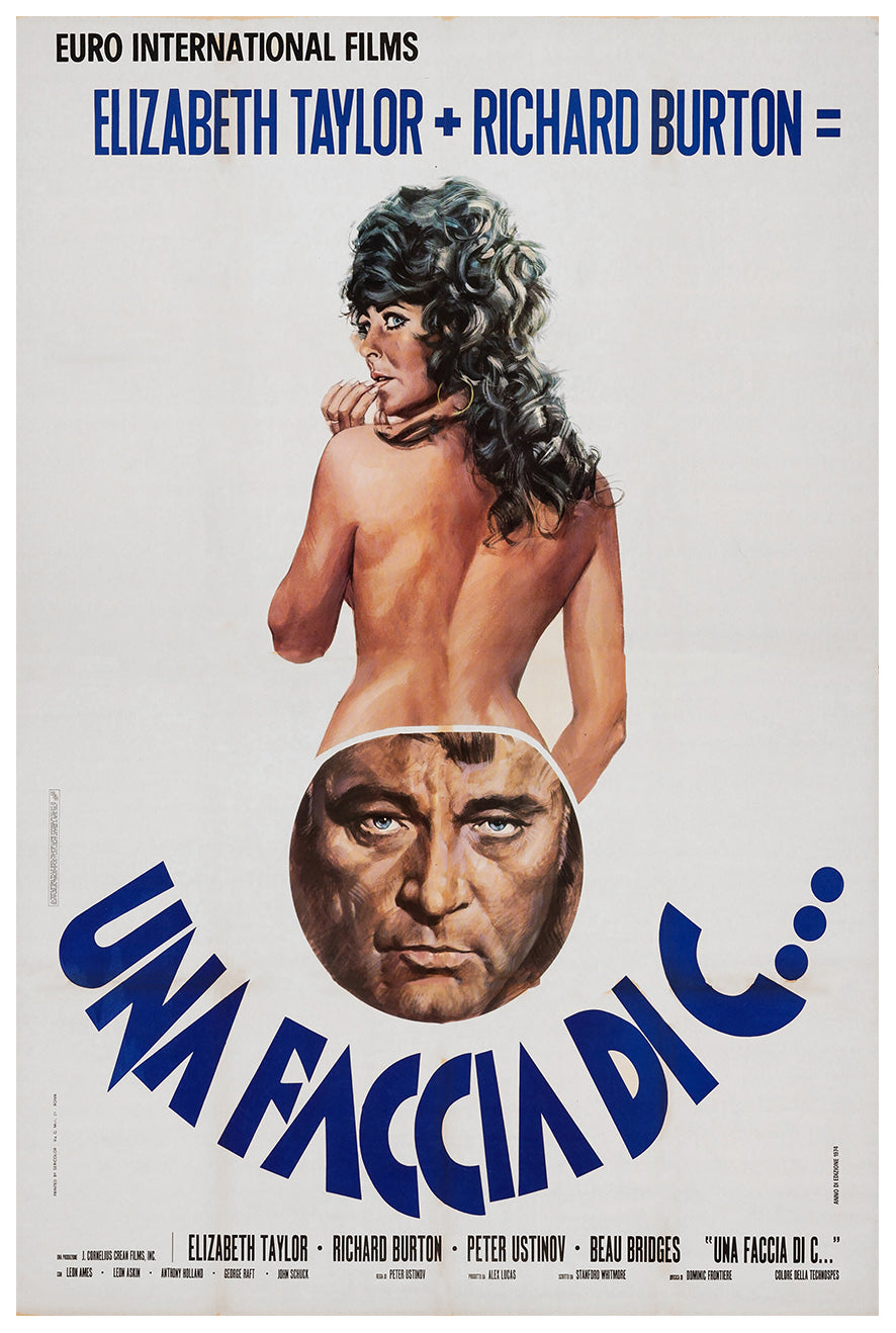 Hammersmith Is Out 1972 - Richard Burton - Italy - Classic Movie Poster