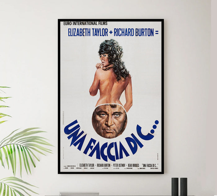 Hammersmith Is Out 1972 - Richard Burton - Italy - Classic Movie Poster