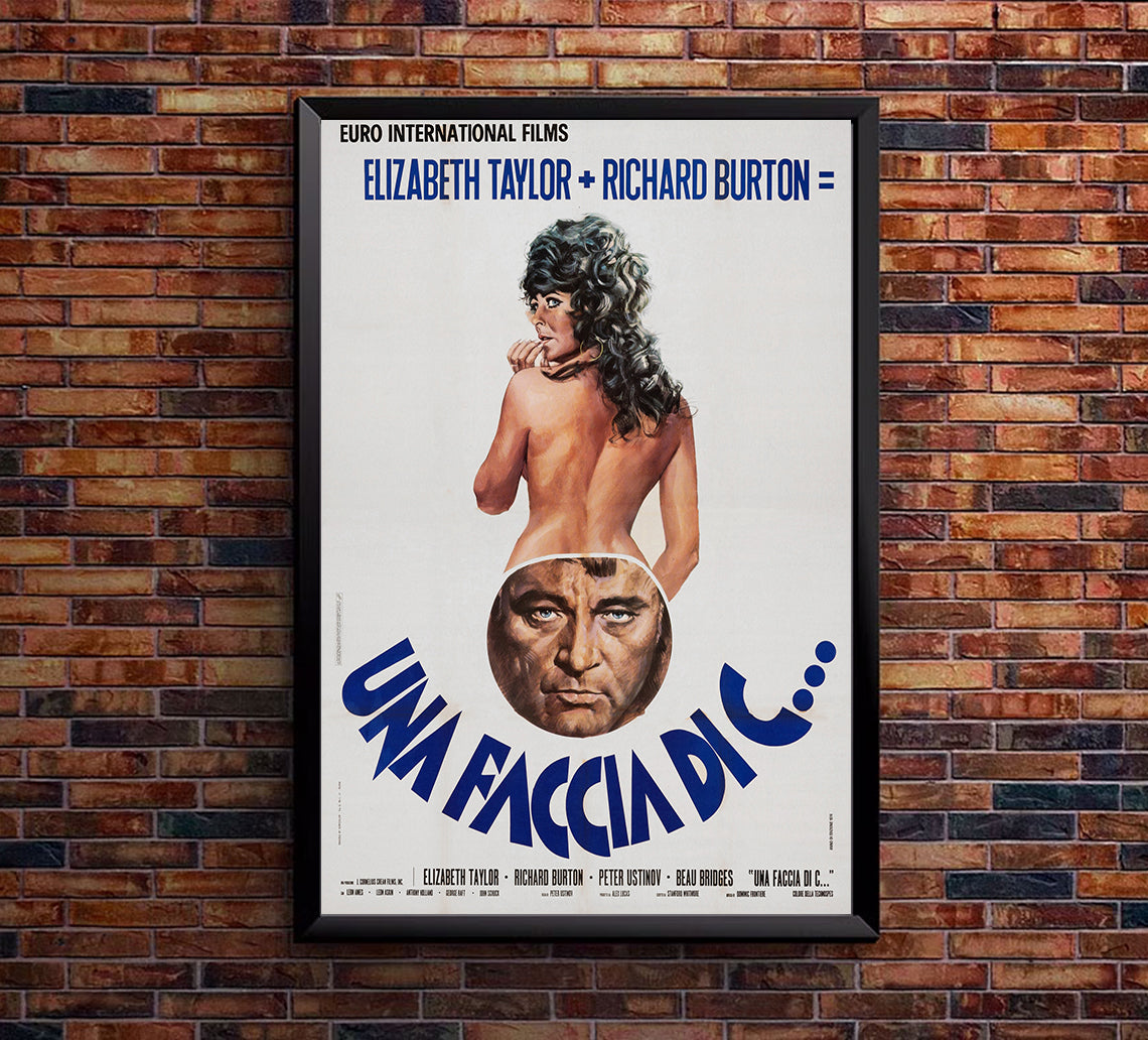 Hammersmith Is Out 1972 - Richard Burton - Italy - Classic Movie Poster