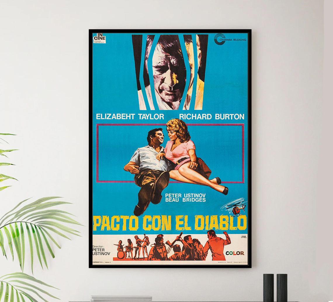 Hammersmith Is Out 1972 - Richard Burton - Spain  - Classic Movie Poster