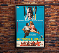 Hammersmith Is Out 1972 - Richard Burton - Spain  - Classic Movie Poster