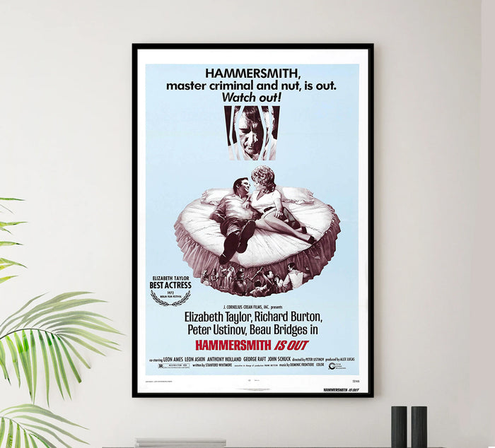 Hammersmith Is Out 1972 - Richard Burton - US - Classic Movie Poster