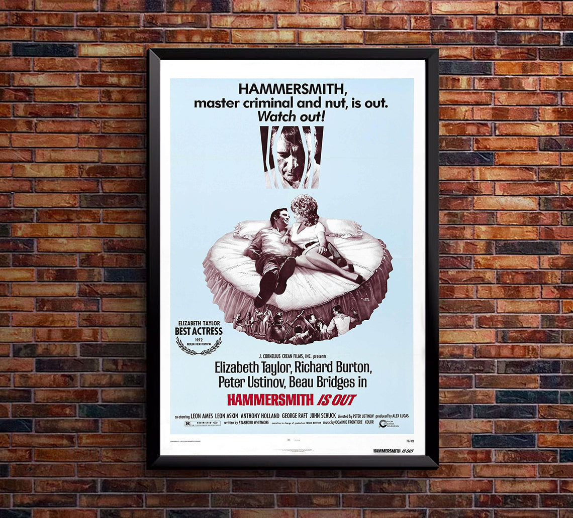 Hammersmith Is Out 1972 - Richard Burton - US - Classic Movie Poster