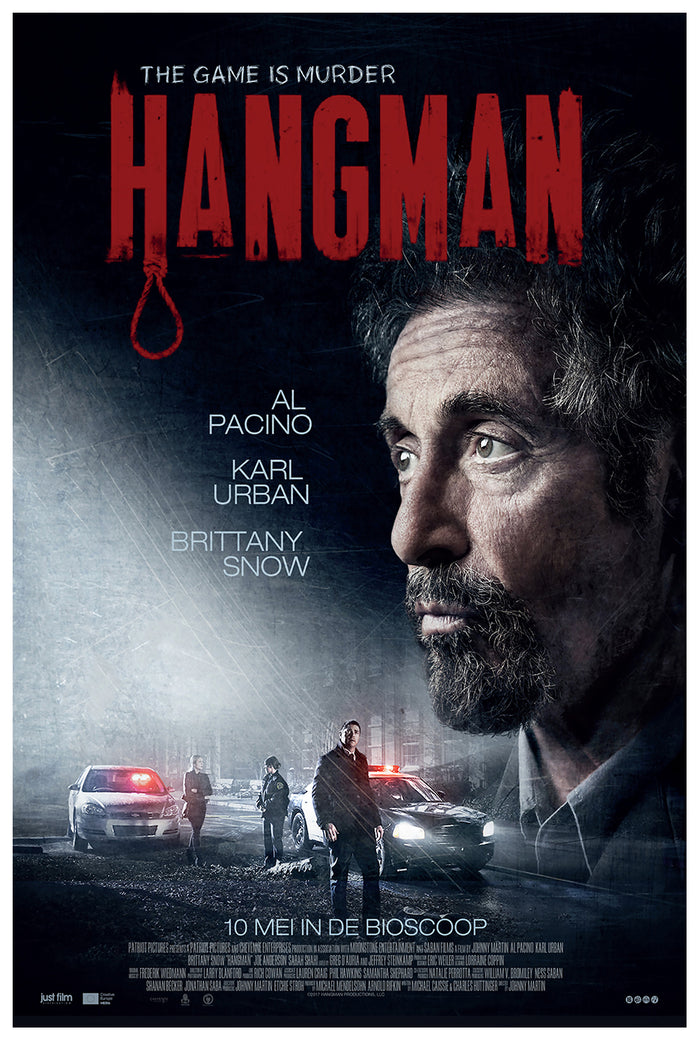 Hangman 2017 - Al Pacino - Netherlands - Classic Movie Poster