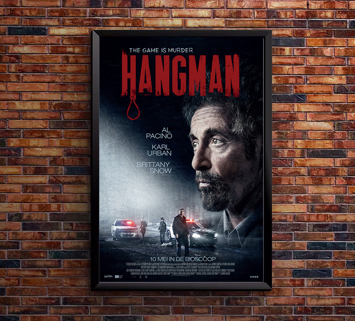Hangman 2017 - Al Pacino - Netherlands - Classic Movie Poster